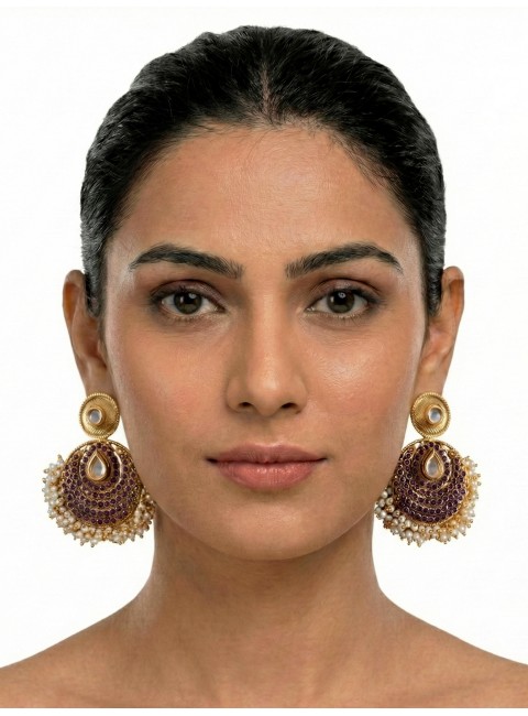 Antique Polki Earrings